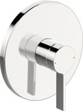 Hansa Hansaloft shower fitting, ready-mounted set, concealed, round rosette, chrome, 87739003