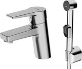 Hansa Hansatwist basin mixer, with functional shower, without drain set, projection: 121 mm, 09302203