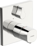 Hansa Hansaliving bath and shower mixer, ready-mounted set, thermostat, concealed, 81149562