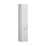 Burgbad Eqio Tall cabinet with 1 door and 1 laundry tipper, door hinge left, width: 350 mm