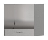 hansgrohe XtraStoris Original toilet roll holder, built-in, with storage container for 6 rolls, 140x140x682mm,...