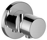 Keuco IXMO fitting 59556, 2-way diverter valve with hose connection and shower holder concealed, Pure handle, ...
