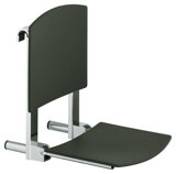 Keuco Plan Care folding seat 34981, with backrest for hanging up