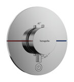 hansgrohe ShowerSelect Comfort S Thermostat, Unterputz, 1 Verbraucher, ein zusätzlicher Abgang, runde Rosette...