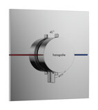 hansgrohe ShowerSelect Comfort E Thermostat, Unterputz, 1 Verbraucher, eckige Rosette, 15574