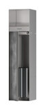 hansgrohe XtraStoris Rock toilet brush holder with paper holder, built-in, tileable door, 145x140x595mm, 56062...