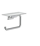 Hansgrohe AddStoris toilet paper holder, with shelf, 41772