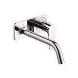 hansgrohe Axor Citterio M Einhebel Waschtischmischer Unterputz mit Platte und langem Auslauf Wandmontage