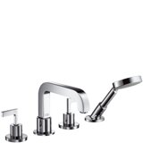 Hansgrohe Axor Citterio 4-hole bath rim fitting with lever handles