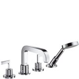 hansgrohe Axor Citterio 4-Loch Fliesenrandarmatur mit Hebelgriffen