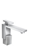 hansgrohe AXOR Edge single-lever basin mixer 130 with push-open waste, diamond-cut