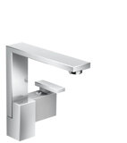 hansgrohe AXOR Edge single-lever basin mixer 190 with push-open waste, diamond-cut