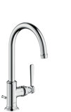 Hansgrohe AXOR Montreux single lever washbasin mixer 210, pop-up waste