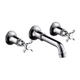 hansgrohe Axor Montreux 3-hole concealed wash basin mixer, wall mounted