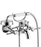 Hansgrohe AXOR Montreux 2-handle bath mixer, surface-mounted, lever handles, projection 220mm