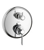 Hansgrohe Axor Montreux thermostat flush-mounted, stop and changeover valve, lever handle, 2 consumers