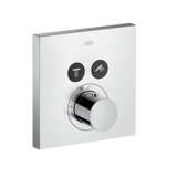 Hansgrohe Axor Starck ShowerSelect Square Thermostat flush-mounted for 2 consumers