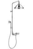 Hansgrohe Axor Starck ShowerSolutions Showerpipe with thermostat and 2jet shower head designed by Front