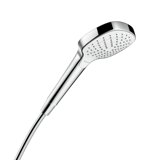 Hansgrohe Croma Select E hand shower Vario EcoSmart, 26813400, white/chrome