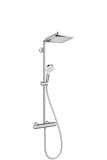 Hansgrohe Crometta E Showerpipe 240 1jet with thermostat, chrome