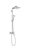 Hansgrohe Crometta E Showerpipe 240 1jet with single-lever mixer, chrome