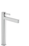 hansgrohe Finoris single-lever basin mixer 260 for wash basins with push-open waste, 208 mm projection, 76070
