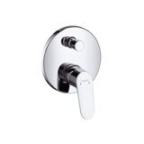Hansgrohe Focus single lever bath mixer flush-mounted with safety combination