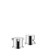 hansgrohe Axor Citterio E 2-Loch Wannenrandarmatur mit Thermostat