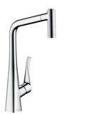 hansgrohe Metris M71 Einhebel-Küchenmischer 320, Ausziehbrause, 2jet