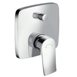 hansgrohe Metris Einhebel-Wannenmischer Unterputz 31454000 eckig