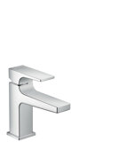 hansgrohe Metropol Einhebel-Waschtischmischer 100, Hebelgriff, Push-Open Ablaufgarnitur, für Handwaschbecken,...