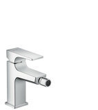 hansgrohe Metropol single-lever bidet mixer, lever handle, push-open drain set, laminar jet