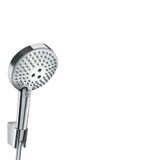 hansgrohe Raindance Select S Brausehalterset 120 3jet PowderRain mit Brauseschlauch 160 cm, 27668000, chrom