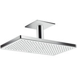 hansgrohe Rainmaker Select 460 1jet EcoSmart Kopfbrause mit Deckenanschluss 100 mm, weiß/ chrom