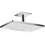 hansgrohe Rainmaker Select 460 2jet EcoSmart Kopfbrause mit Deckenanschluss 100 mm, weiß/ chrom