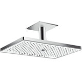 hansgrohe Rainmaker Select 460 3jet EcoSmart Kopfbrause mit Deckenanschluss 100 mm, weiß/ chrom