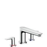 hansgrohe Talis E 3-Loch Wannenrandarmatur, Ausladung 196 mm 717470000