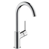 hansgrohe Talis single-lever basin mixer 210, push-open waste, 120 degree swivel spout, 32082000