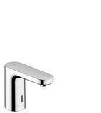 hansgrohe Vernis Blend electronic washbasin mixer with temperature presetting Mains connection 230 V chrome, p...