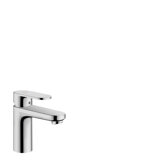 hansgrohe Vernis Blend Einhebel-Waschtischmischer, mit Zugstangen-Ablaufgarnitur, Ausladung 89 mm, 71584