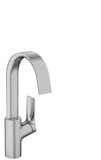 Hansgrohe Vivenis, single lever basin mixer 210 with swivel spout without pop-up waste, projection 139 mm, 750...