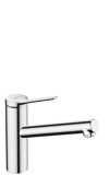 Hansgrohe Zesis M33 Einhebel-Küchenarmatur ComfortZone 150, Niederdruck/offene Warmwasserbereiter, 1 Strahlar...