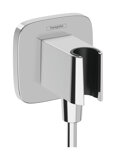 Hansgrohe FixFit Q Wandanschluss, mit Brausehalter, 26887