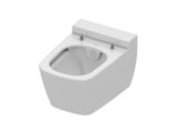 TECEone wall-hung toilet with shower function, cold water, rimless, 9700201