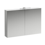 Running Base mirror cabinet 1000 mm, 2 doors, LED light element