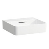 Laufen VAL hand wash basin, without tap hole, with overflow, 450x420mm, H815281