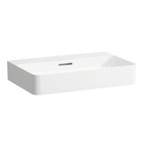 Laufen VAL Countertop washbasin, without tap hole, with overflow, US closed 650x420mm, H816284