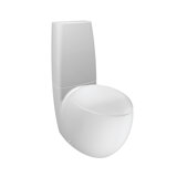 Laufen Il Bagno Alessi One pedestal toilet, washdown, rimless, vertical/horizontal outlet, 720x395x415mm, H822...