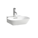 Laufen INO hand wash basin, 1 tap hole, with overflow, 450x410mm, H815301