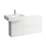 LAUFEN KARTELL Waschtischunterbau mit Ausschnitt links, 1200x270x610 mm, 1 Tür, 2 Klappen, H408291033